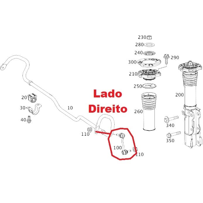 Bieleta Direita Da Sprinter 315 A9063201889 Original