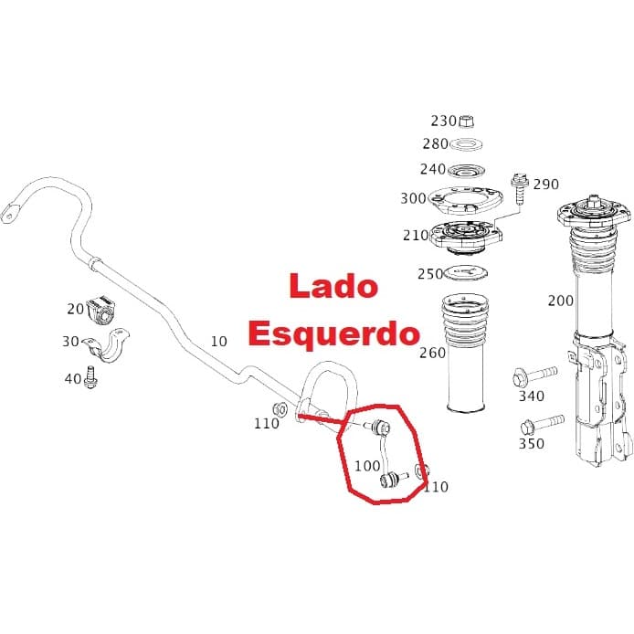 Bieleta Esquerda Da Sprinter 315 A9063201789 Original