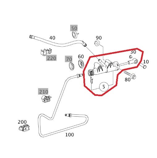 Cilindro Mestre De Embreagem 311 A9062900212 Original
