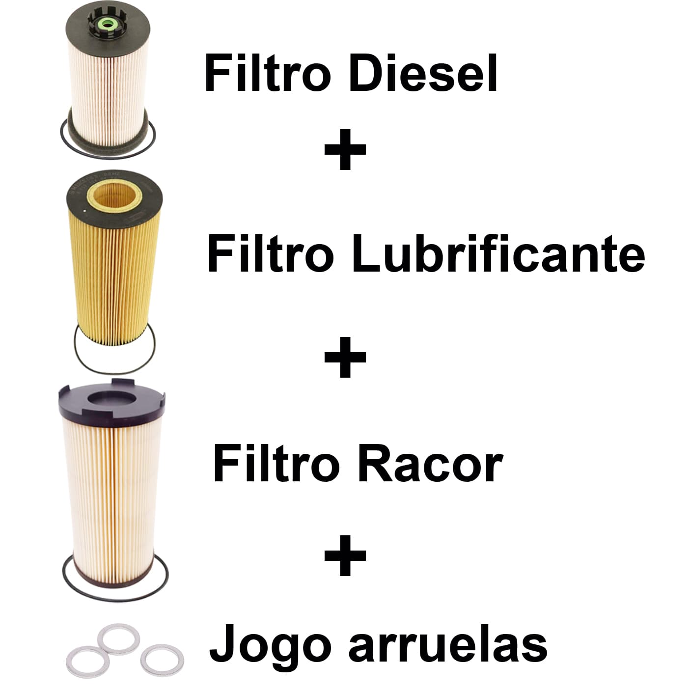 Kit De Filtros New Actros 2548 2651 A0001808909 Original