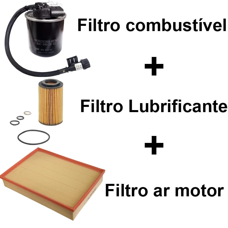 Kit De Filtros Da Sprinter 314 416 516 Original A0001806409