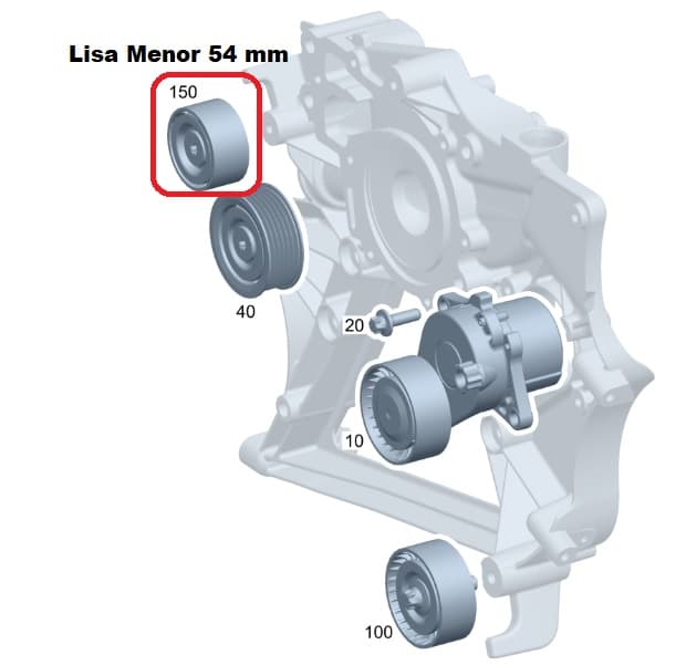 Polia Da Correia Da Sprinter 313 311 415 515 A6512000770 Original
