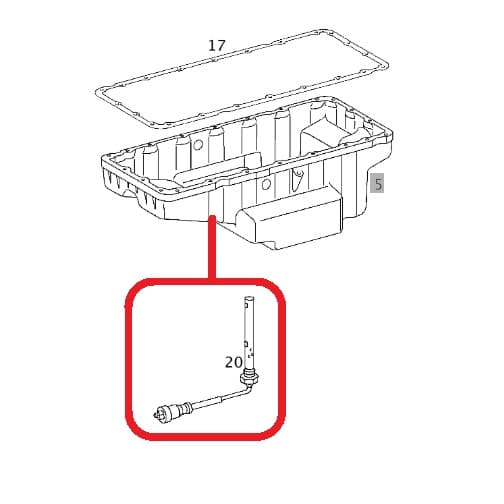 Sensor Do Nível De Óleo Motor Atego Accelo A9901530128 Original
