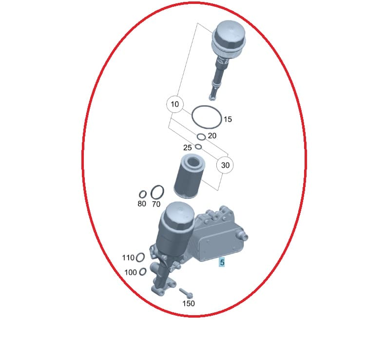 Trocador De Calor Da Sprinter 314 A6511801310 Original