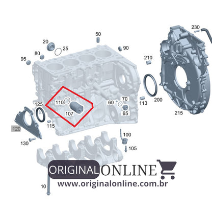 Válvula Pressão Óleo Motor Sprinter 314 A6511800115 Original