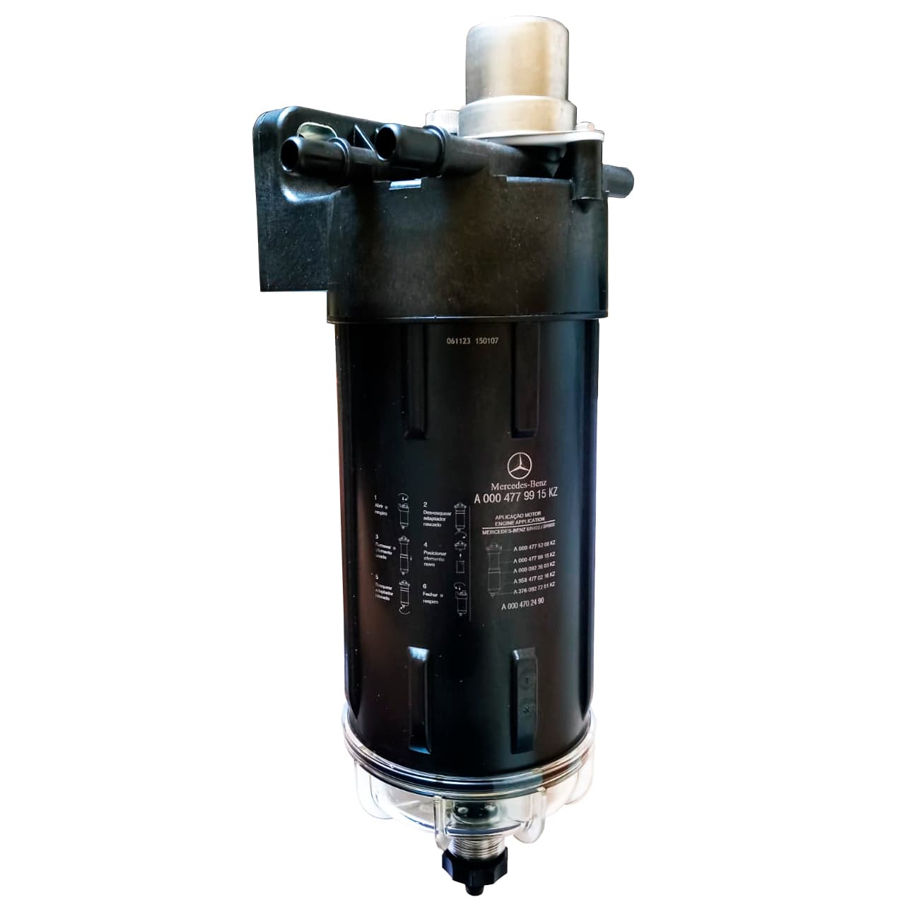 Carcaça Do Filtro Racor Completo Accelo 815 1016 1316 A0004702490 Original