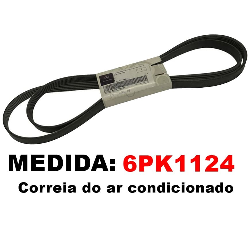 Kit 2 Correias + Tensor Correia + 3 Polias Da Sprinter 416 516 Original