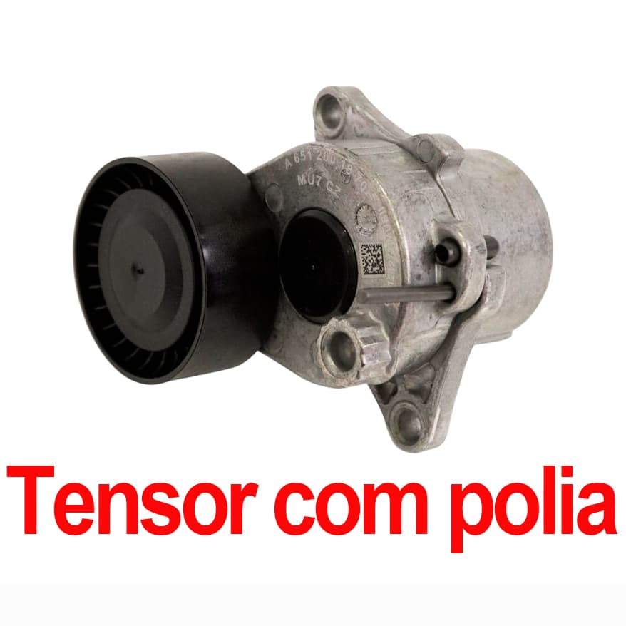 Kit 2 Correias + Tensor Correia + 3 Polias Da Sprinter 416 516 Original