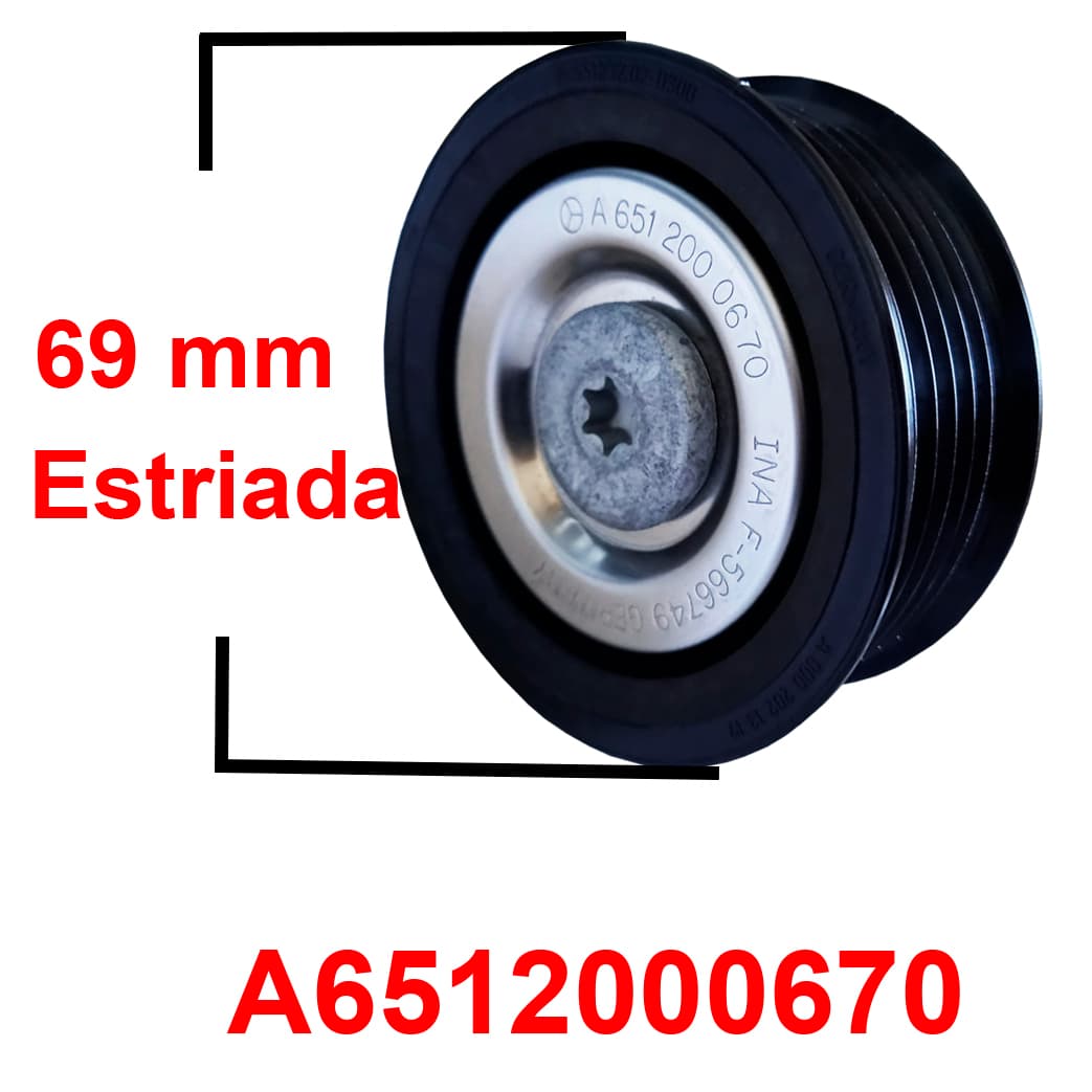 Kit De Polias Da Correia Sprinter 416 516 314 Original