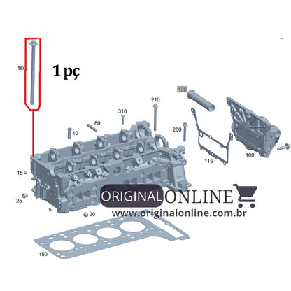 Parafuso Cabeçote Sprinter 314 A6510160469 Original