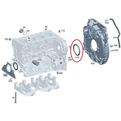 Retentor Traseiro Volante Sprinter 311 A0149972546 Original